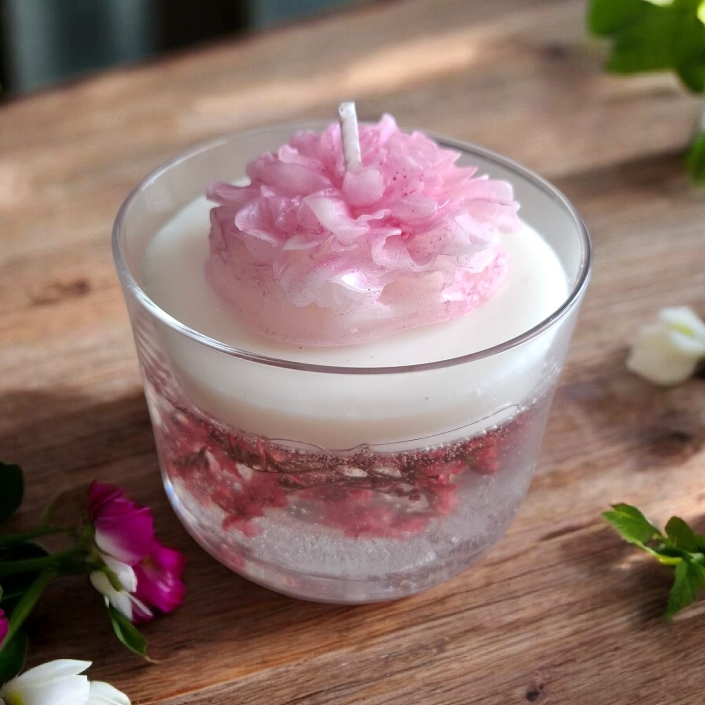 PIVOINE DES CHAMPS - Bougie senteur Lilas