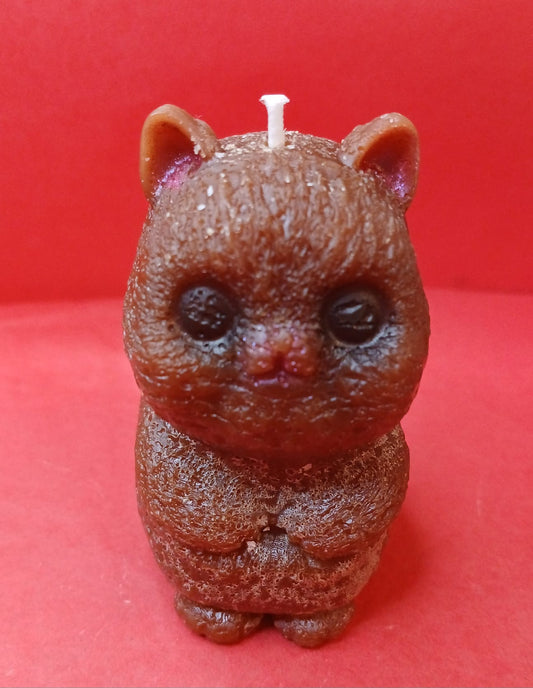 LOT X2 BOUGIE PETIT CHAT - sans parfum