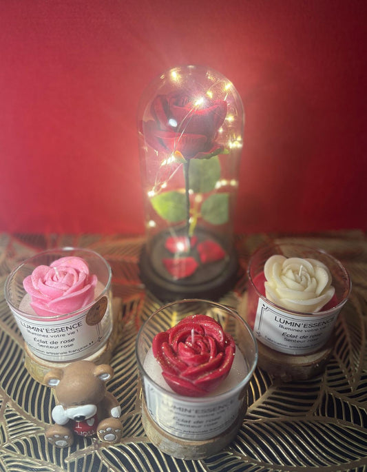 ECLAT DE ROSE - Bougie senteur Rose