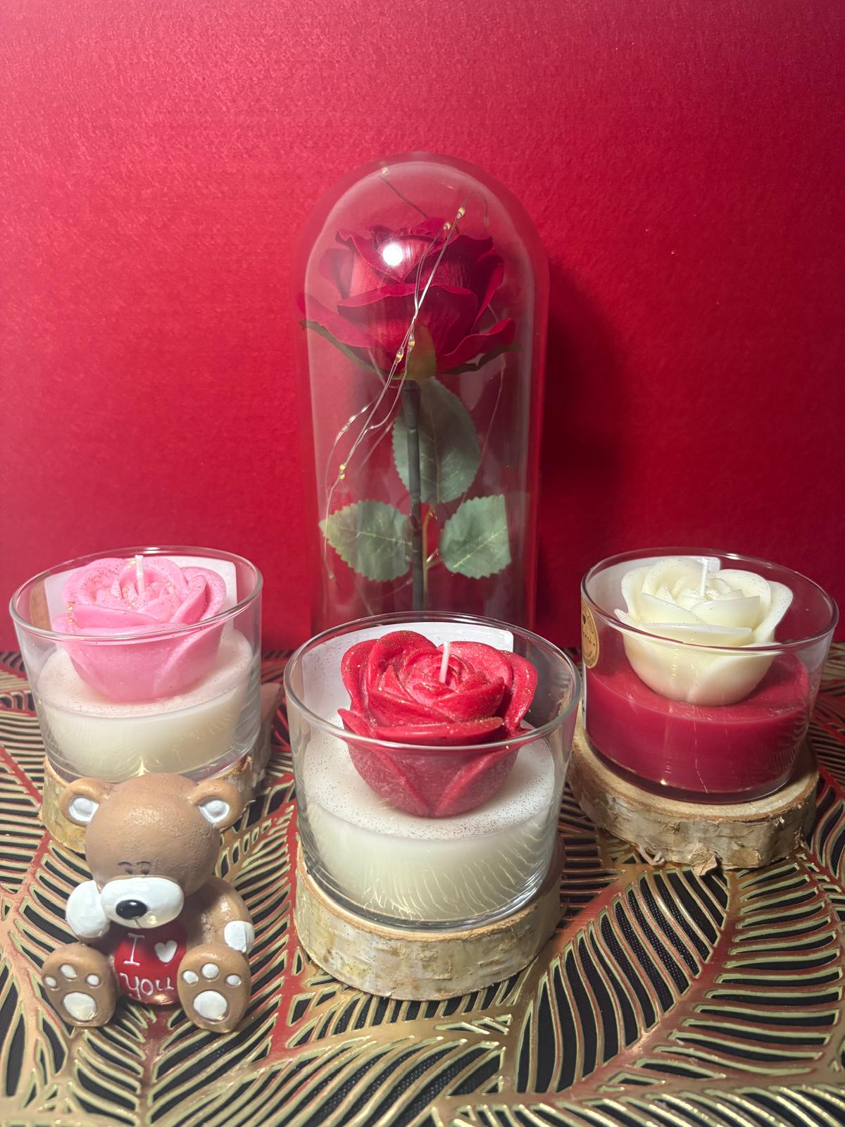 ECLAT DE ROSE - Bougie senteur Rose