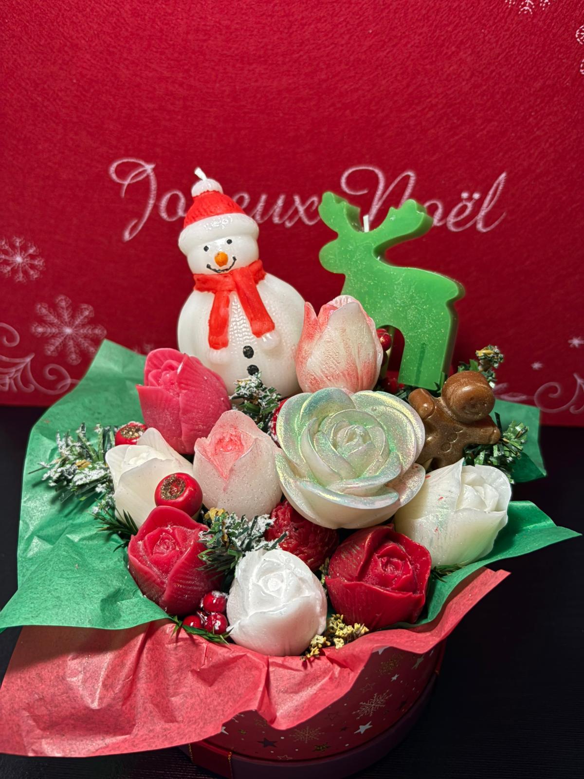 BOUQUET MAGIE DE NOEL - Grande composition florale