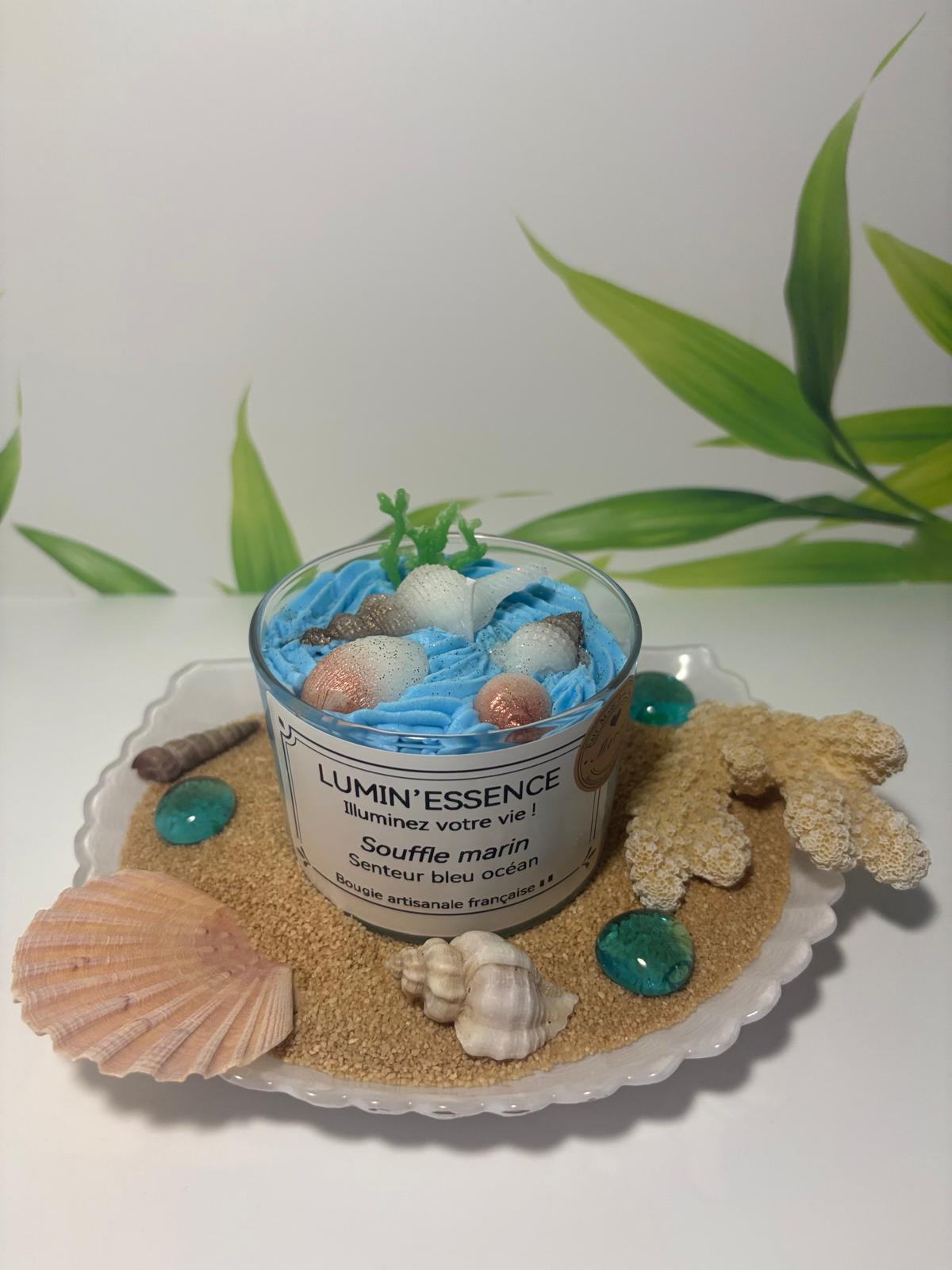 SOUFFLE MARIN - Bougie senteur bleu océan
