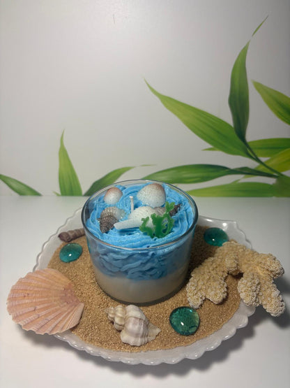 SOUFFLE MARIN - Bougie senteur bleu océan