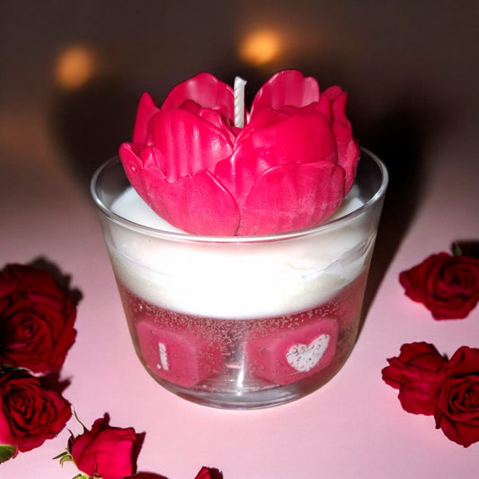 COEUR DE ROSE - Bougie senteur Rose