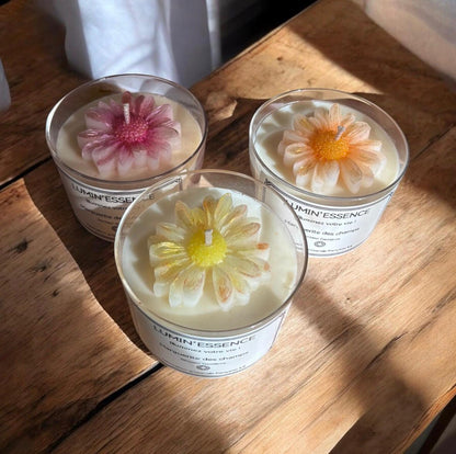 MARGUERITE DES CHAMPS - Bougie senteur gardénia, muguet ou Lilas