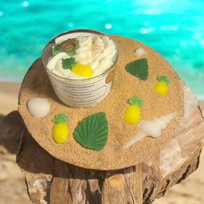 PLAGE D'ANANAS - Bougie senteur monoï ananas givré