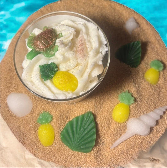PLAGE D'ANANAS - Bougie senteur monoï ananas givré