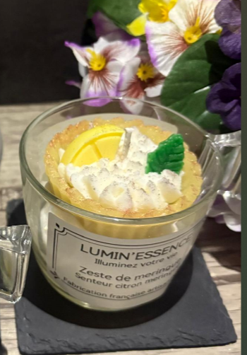 ZESTE DE MERINGUE- Bougie senteur citron meringuée