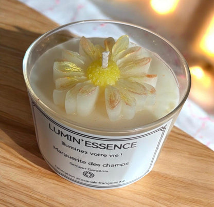 MARGUERITE DES CHAMPS - Bougie senteur gardénia, muguet ou Lilas
