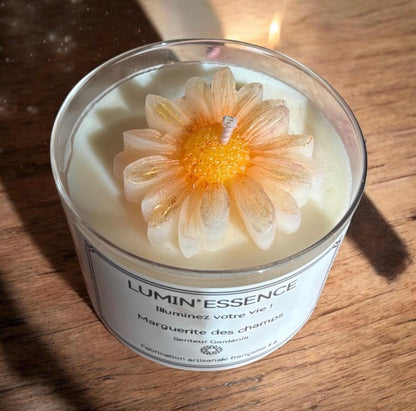 MARGUERITE DES CHAMPS - Bougie senteur gardénia, muguet ou Lilas