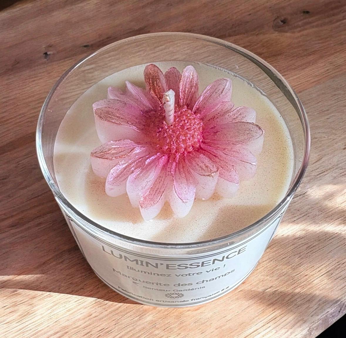 MARGUERITE DES CHAMPS - Bougie senteur gardénia, muguet ou Lilas